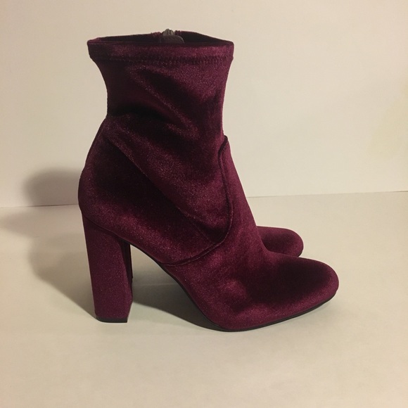 Steve Madden Shoes - NWOT Steve Madden Edit Burgundy Ankle Boots